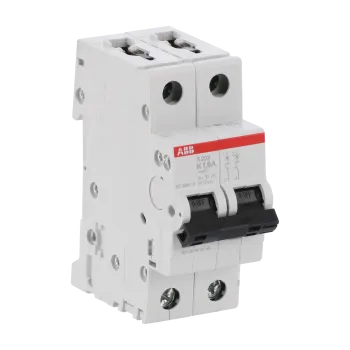 ABB S202-K1.6 | Автоматичен прекъсвач | 2P, 1.6A, крива K ABB S202-K1.6 | Автоматичен прекъсвач | 2P, 1.6A, крива K