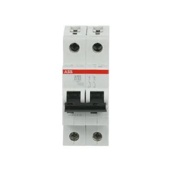 ABB S202-D32 | Автоматичен прекъсвач | 2P, 32A, крива D