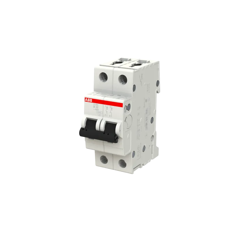 ABB S202-B32 | Автоматичен прекъсвач | 2P, 32A, крива B ABB S202-B32 | Автоматичен прекъсвач | 2P, 32A, крива B