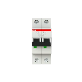 ABB S202-B32 | Автоматичен прекъсвач | 2P, 32A, крива B