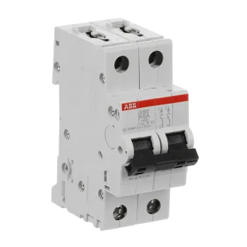 ABB S202-K6 | Автоматичен прекъсвач | 2P, 6A, крива K