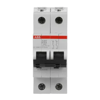 ABB S202-K6 | Автоматичен прекъсвач | 2P, 6A, крива K