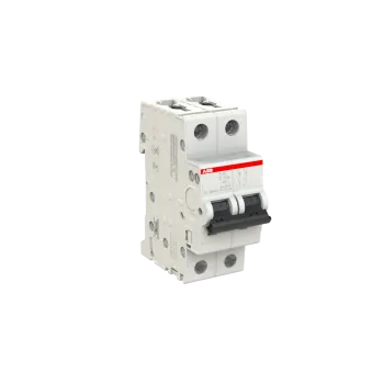 ABB S202-K10 | Автоматичен прекъсвач | 2P, 10A, крива K ABB S202-K10 | Автоматичен прекъсвач | 2P, 10A, крива K
