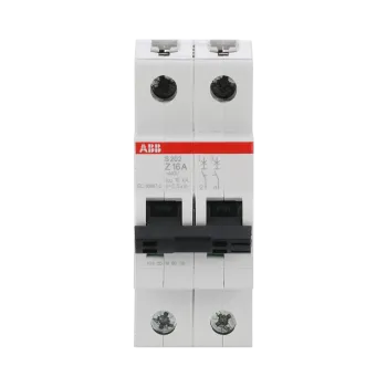ABB S202-Z16 | Автоматичен прекъсвач | 2P, 16A, крива Z