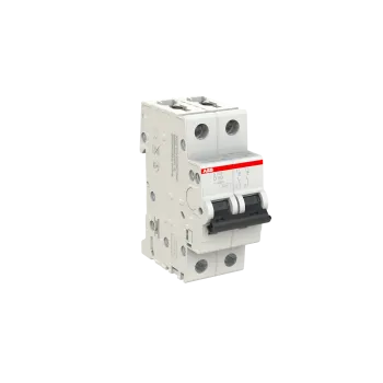 ABB S202-D50 | Автоматичен прекъсвач | 2P, 50A, крива D ABB S202-D50 | Автоматичен прекъсвач | 2P, 50A, крива D