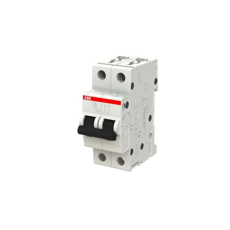 ABB S202-C50 | Автоматичен прекъсвач | 2P, 50A, крива C ABB S202-C50 | Автоматичен прекъсвач | 2P, 50A, крива C