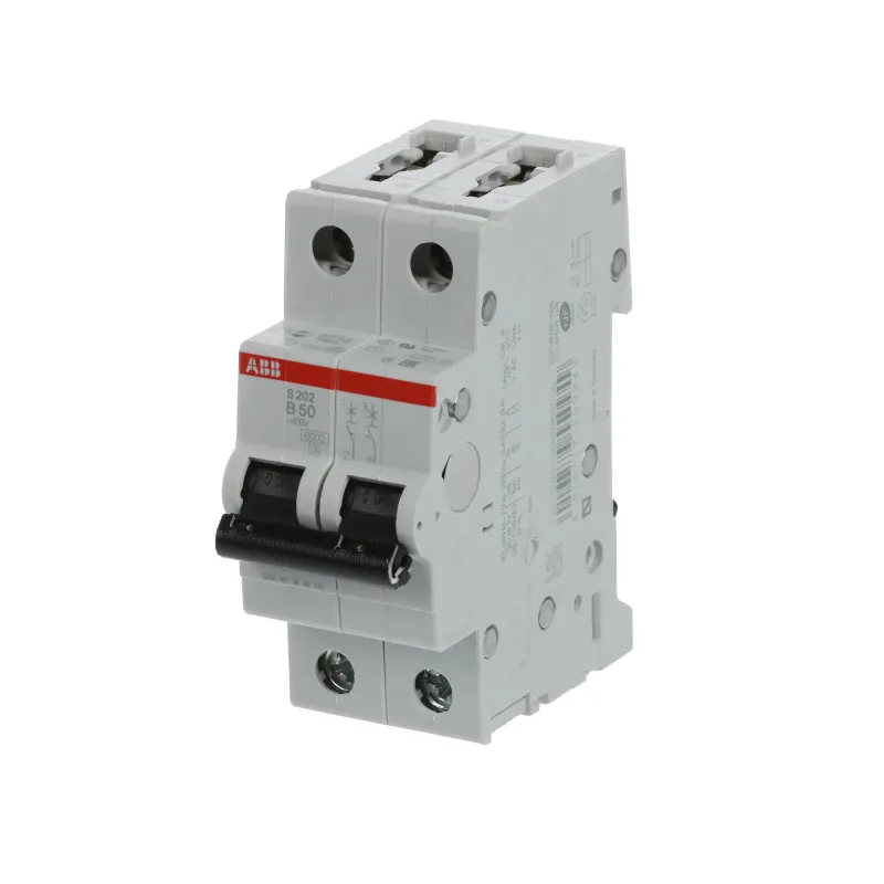 ABB S202-B50 | Автоматичен прекъсвач | 2P, 50A, крива B ABB S202-B50 | Автоматичен прекъсвач | 2P, 50A, крива B