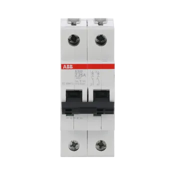 ABB S202-Z25 | Автоматичен прекъсвач | 2P, 25A, крива Z