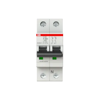 ABB S202-K30 | Автоматичен прекъсвач | 2P, 30A, крива K
