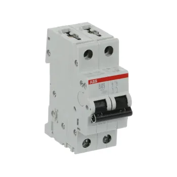 ABB S202-D63 | Автоматичен прекъсвач | 2P, 63A, крива D ABB S202-D63 | Автоматичен прекъсвач | 2P, 63A, крива D