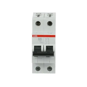 ABB S202-D63 | Автоматичен прекъсвач | 2P, 63A, крива D