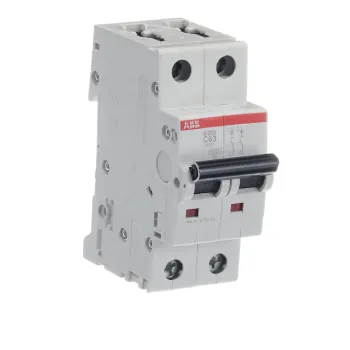 ABB S202-C63 | Автоматичен прекъсвач | 2P, 63A, крива C