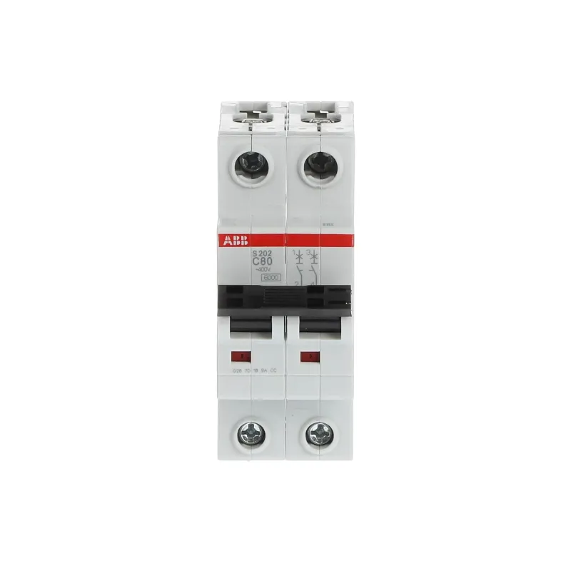 ABB S202-C80 | Автоматичен прекъсвач | 2P, 80A, крива C, 6kA ABB S202-C80 | Автоматичен прекъсвач | 2P, 80A, крива C, 6kA