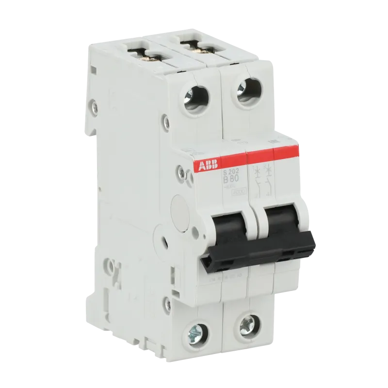 ABB S202-B80 | Автоматичен прекъсвач | 2P, 80A, крива B, 6kA ABB S202-B80 | Автоматичен прекъсвач | 2P, 80A, крива B, 6kA