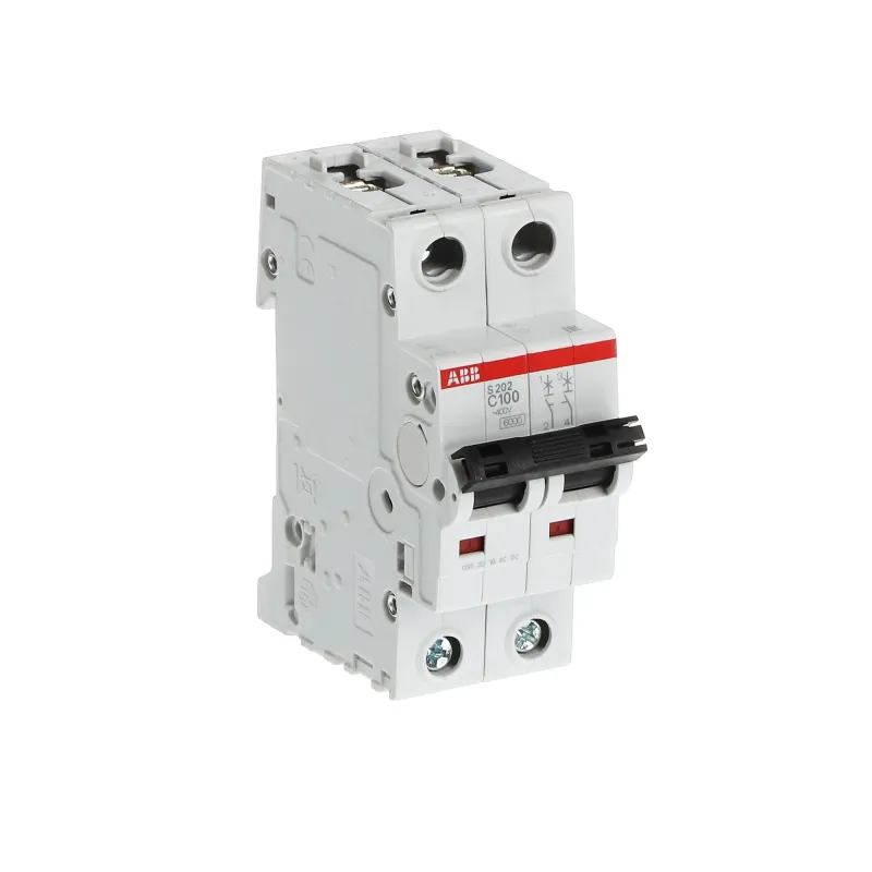 ABB S202-C100 | Автоматичен прекъсвач | 2P, 100A, крива C, 6kA ABB S202-C100 | Автоматичен прекъсвач | 2P, 100A, крива C, 6kA