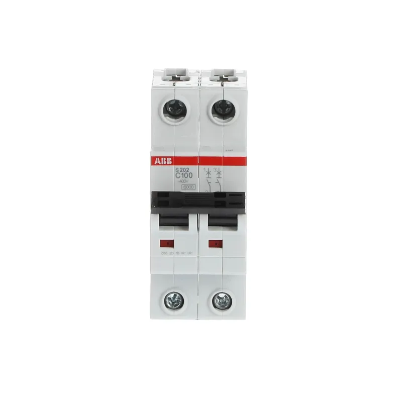 ABB S202-C100 | Автоматичен прекъсвач | 2P, 100A, крива C, 6kA ABB S202-C100 | Автоматичен прекъсвач | 2P, 100A, крива C, 6kA
