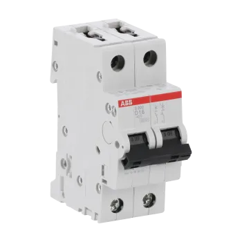 ABB S202-D1.6 | Автоматичен прекъсвач | 2P, 1.6A, крива D ABB S202-D1.6 | Автоматичен прекъсвач | 2P, 1.6A, крива D