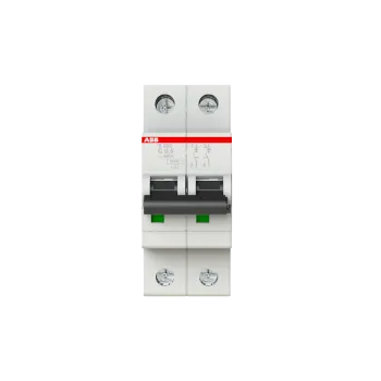 ABB S202-C0.5 | Автоматичен прекъсвач | 2P, 0.5A, крива C