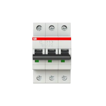 ABB S203-C1 | Автоматичен прекъсвач | 3P, 1A, крива C