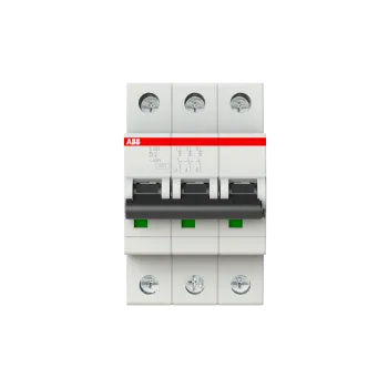 ABB S203-D2 | Автоматичен прекъсвач | 3P, 2A, крива D