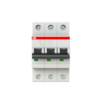 ABB S203-C2 | Автоматичен прекъсвач | 3P, 2A, крива C