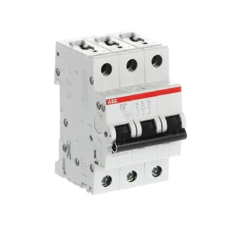 ABB S203-C8 | Автоматичен прекъсвач | 3P, 8A, крива C ABB S203-C8 | Автоматичен прекъсвач | 3P, 8A, крива C