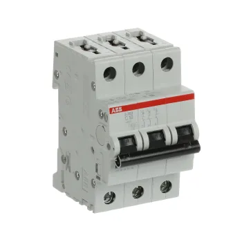 ABB S203-C10 | Автоматичен прекъсвач | 3P, 10A, крива C ABB S203-C10 | Автоматичен прекъсвач | 3P, 10A, крива C