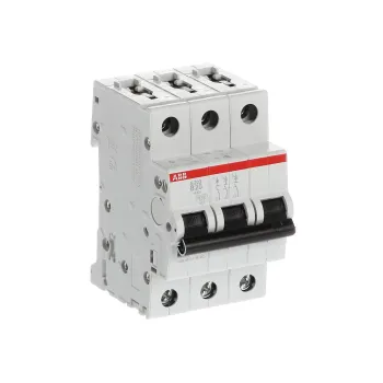 ABB S203-B20 | Автоматичен прекъсвач | 3P, 20A, крива B ABB S203-B20 | Автоматичен прекъсвач | 3P, 20A, крива B