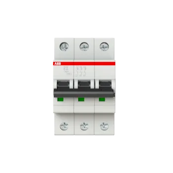 ABB S203-D25 | Автоматичен прекъсвач | 3P, 25A, крива D