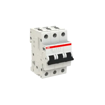 ABB S203-B25 | Автоматичен прекъсвач | 3P, 25A, крива B ABB S203-B25 | Автоматичен прекъсвач | 3P, 25A, крива B