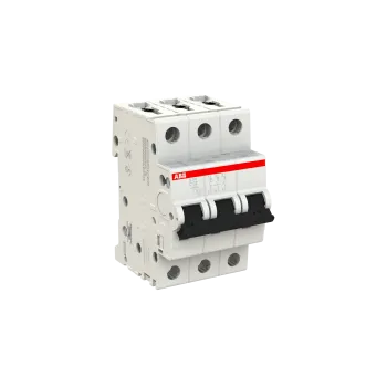 ABB S203-C32 | Автоматичен прекъсвач | 3P, 32A, крива C ABB S203-C32 | Автоматичен прекъсвач | 3P, 32A, крива C