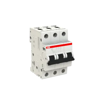 ABB S203-B32 | Автоматичен прекъсвач | 3P, 32A, крива B ABB S203-B32 | Автоматичен прекъсвач | 3P, 32A, крива B