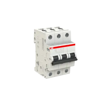 ABB S203-D40 | Автоматичен прекъсвач | 3P, 40A, крива D ABB S203-D40 | Автоматичен прекъсвач | 3P, 40A, крива D