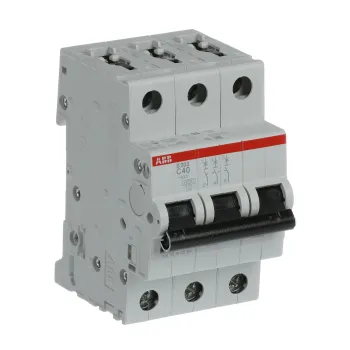 ABB S203-C40 | Автоматичен прекъсвач | 3P, 40A, крива C ABB S203-C40 | Автоматичен прекъсвач | 3P, 40A, крива C