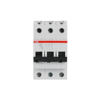 ABB S203-C63 | Автоматичен прекъсвач | 3P, 63A, крива C
