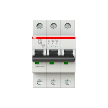 ABB S203-B32 MTB | Автоматичен прекъсвач | 3P, 32A, крива B