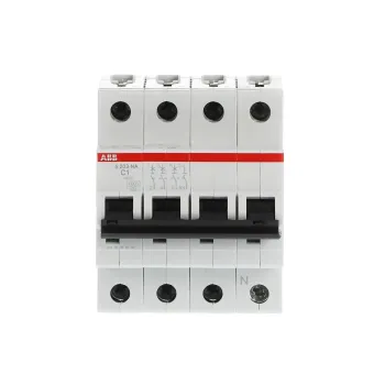 ABB S203-C1NA | Автоматичен прекъсвач | 3P+N, 1A, крива C