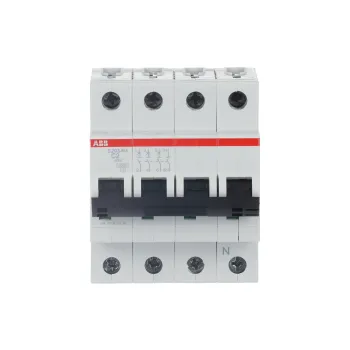 ABB S203-C2NA | Автоматичен прекъсвач | 3P+N, 2A, крива C