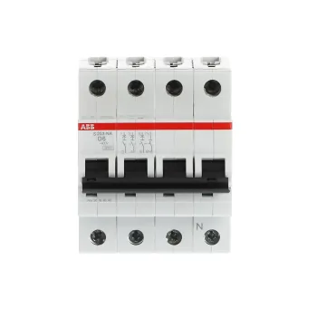 ABB S203-D6NA | Автоматичен прекъсвач | 3P+N, 6A, крива D