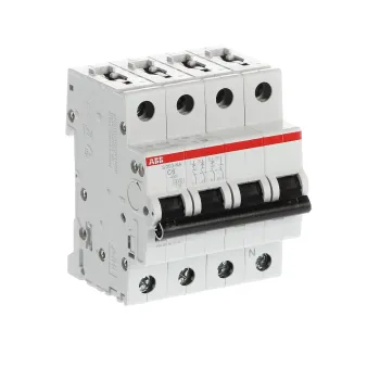 ABB S203-C6NA | Автоматичен прекъсвач | 3P+N, 6A, крива C ABB S203-C6NA | Автоматичен прекъсвач | 3P+N, 6A, крива C