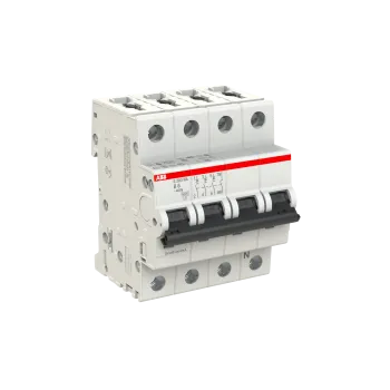 ABB S203-B6NA | Автоматичен прекъсвач | 3P+N, 6A, крива B ABB S203-B6NA | Автоматичен прекъсвач | 3P+N, 6A, крива B