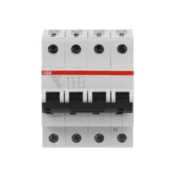 ABB S203-C25NA | Автоматичен прекъсвач | 3P+N, 25A, крива C