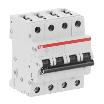 ABB S203-K3NA | Автоматичен прекъсвач | 3P+N, 3A, крива K ABB S203-K3NA | Автоматичен прекъсвач | 3P+N, 3A, крива K