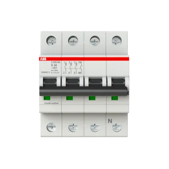 ABB S203-K4NA | Автоматичен прекъсвач | 3P+N, 4A, крива K