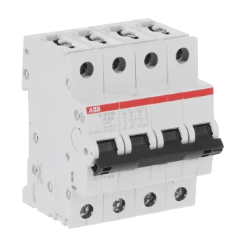 ABB S203-K6NA | Автоматичен прекъсвач | 3P+N, 6A, крива K ABB S203-K6NA | Автоматичен прекъсвач | 3P+N, 6A, крива K
