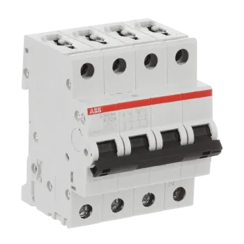 ABB S203-K32NA | Автоматичен прекъсвач | 3P+N, 32A, крива K ABB S203-K32NA | Автоматичен прекъсвач | 3P+N, 32A, крива K