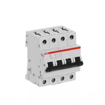 ABB S204-D2 | Автоматичен прекъсвач | 4P, 2A, крива D ABB S204-D2 | Автоматичен прекъсвач | 4P, 2A, крива D
