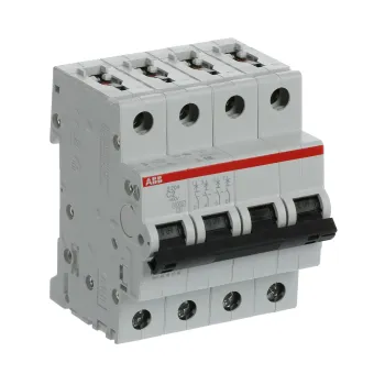 ABB S204-C2 | Автоматичен прекъсвач | 4P, 2A, крива C ABB S204-C2 | Автоматичен прекъсвач | 4P, 2A, крива C
