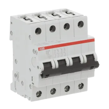 ABB S204-C3 | Автоматичен прекъсвач | 4P, 3A, крива C ABB S204-C3 | Автоматичен прекъсвач | 4P, 3A, крива C
