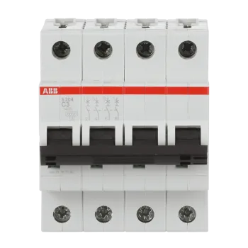 ABB S204-C3 | Автоматичен прекъсвач | 4P, 3A, крива C